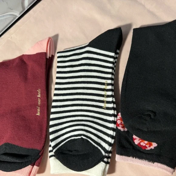 Kate Spade, three pair crew socks - Picture 5 of 5